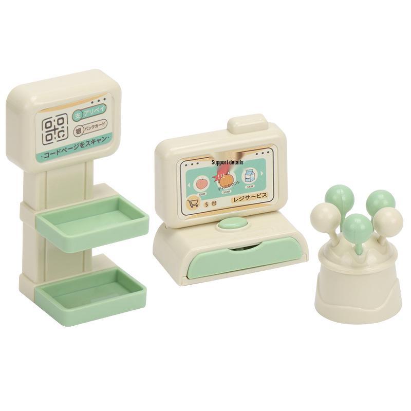 

Детский мини-супермаркет, игровой набор с кассовым аппаратом, игрушечной едой и леденцом