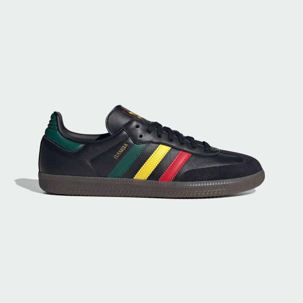 

Кроссовки Adidas SAMBA OG Core Black ORIGINALS унисекс IH3119 Core Black/Yellow/College Green