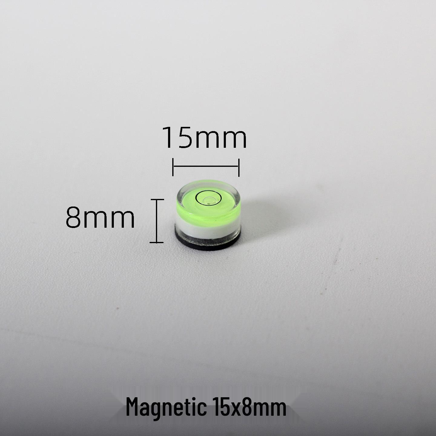 Magnetic Transparent Green Acrylic Spirit Level with Suction Cup Fixing