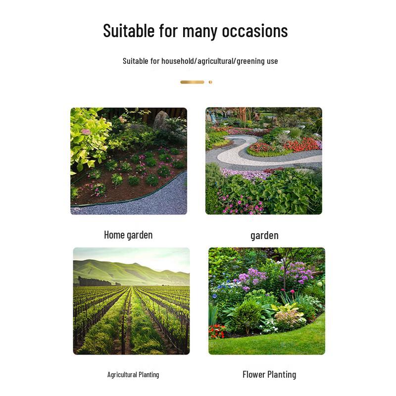 L-Shaped Plastic Garden Edging Barrier