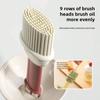 Practical 2-in-1 Oil Brush Bottle Oil Pot Sauce Vinegar Bottle Silicone Oil Brush Temperature Resistant Oil Bottle