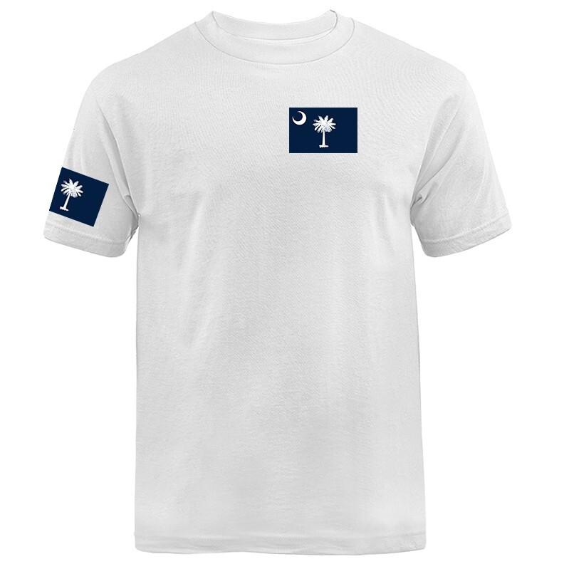 State of South Carolina Flag Crest VA Graphic T-shirt Unisex T-Shirt XXXL