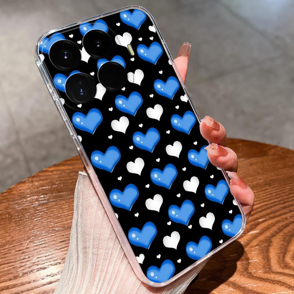 Case For Xiaomi17T 17Ultra Beautiful Flower Astronaut Anti-Fingerprint Transparent Shell For Xiaomi 17T 17 Ultra Coque Funda