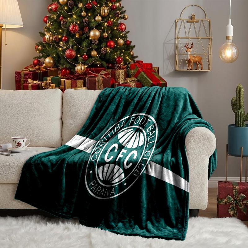 Coritiba Football Club Return Throws Blanket Flannel Blankets Plush for Couch Bed Gifts for Men Women Travel picnic blanket Christmas fan gifts