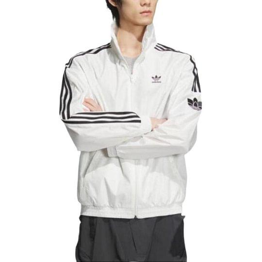 Adidas Originals RETRO TREFOIL Jackets & Coats Unisex Bright White JI7535