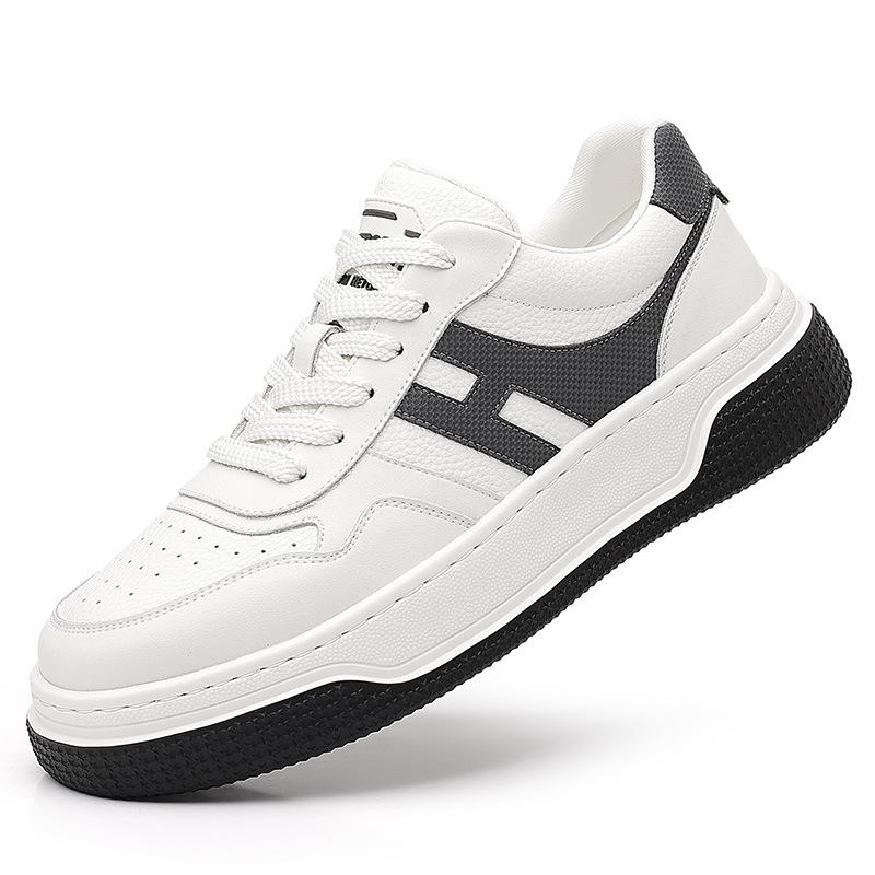 

Модные осенне-зимние повседневные кроссовки для мужчин Новая мода Мягкая подошва Мужские туфли на платформе Модные нескользящие спортивные туфли Мужские 38