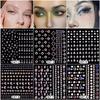 Self Adhesive Face Gems Crystal Rainbow 3D Nail Art Decoration 3D Nail Art Sticker