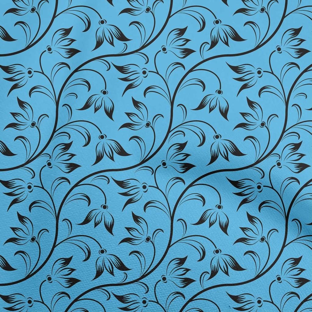 oneOone Cotton Flex Grau Stoff Asiatisch Blumen Block Kleid Material Stoff Druck Stoff Meterware 40 Zoll