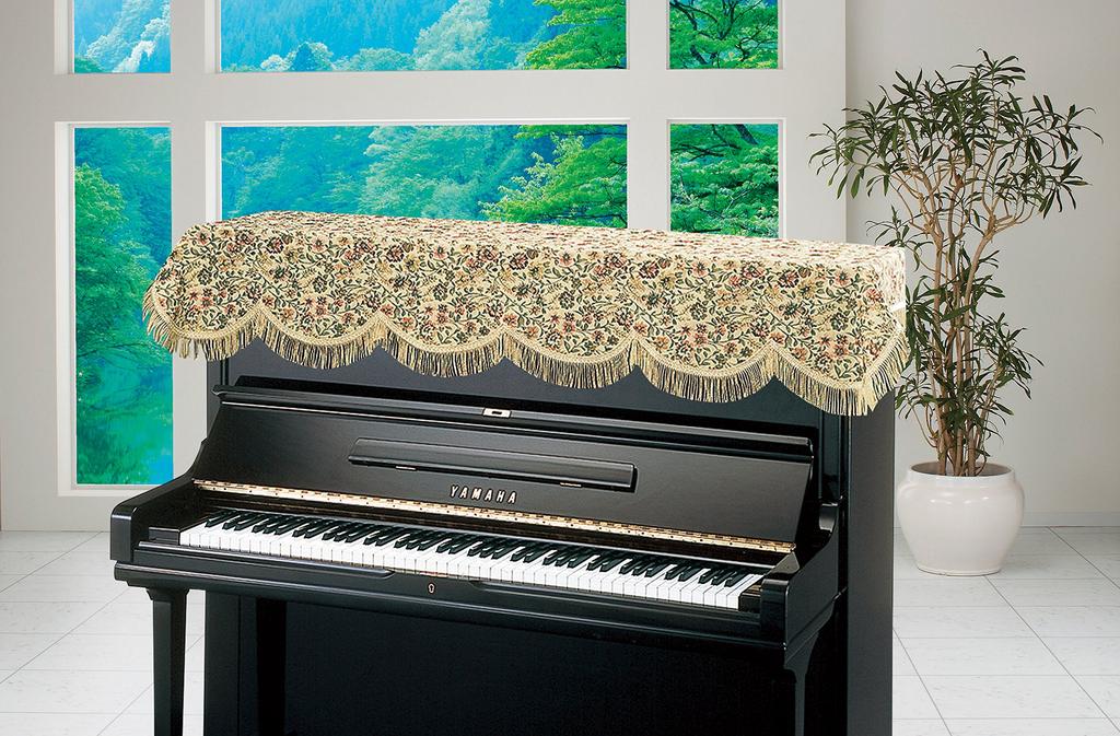 Alps Upright Piano Cover Jacquard (Flower Type) TJ-23