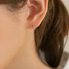 LUNNE 14k Mini Stick Ring Earrings (14k Gold) #ER04