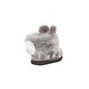 UGG Kids Classic Mini II Fleece Lined Charcoal Boots 1106897T-CHRC