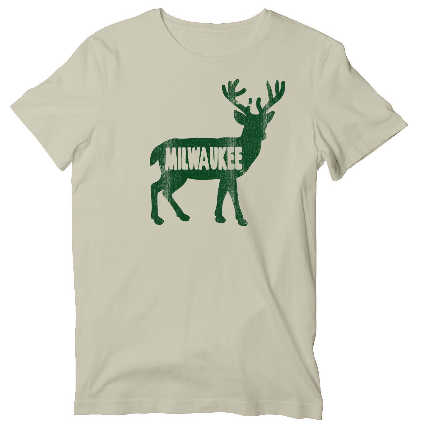 Vintage Buck From Milwaukee T-Shirt, Milwaukee Basketball Tee S