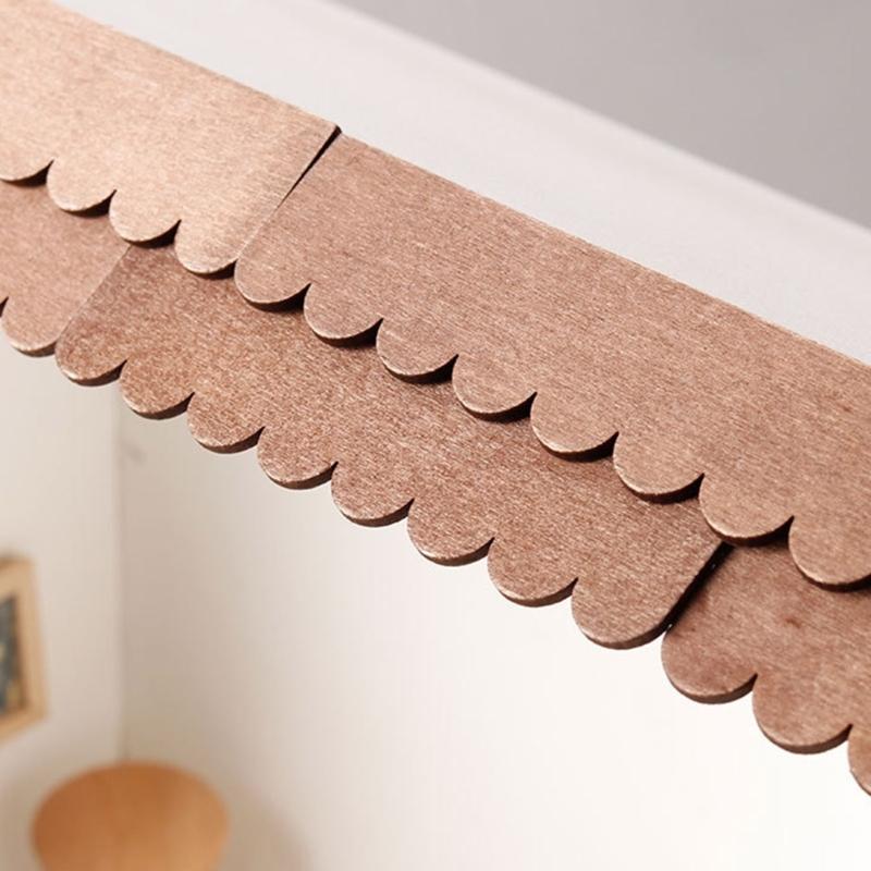 Natural Timber Miniature Roof Tiles for Crafting Realistic Dollhouses Architecture Designs