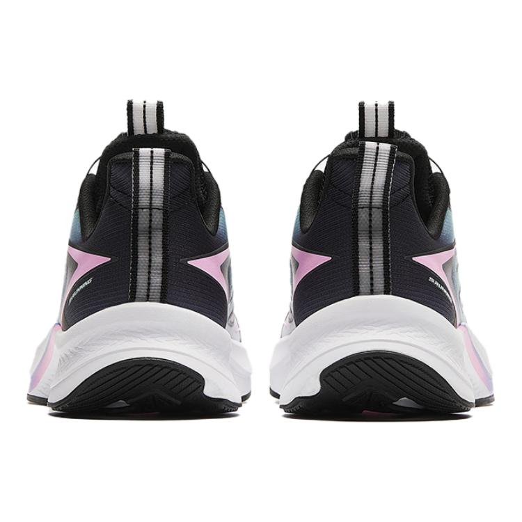 Anta Comfortable Versatile Non-Slip Wear-Resistant Low-Top Kids Running Shoes Kids sneaker Black Purple Pink 322425511-4