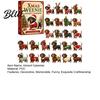 Christmas Party Favors 2026 Dachshund Advent Calendar 24 Days Dog Collectible Surprises with Festive Cute Puppy Decorations Acrylic Figures