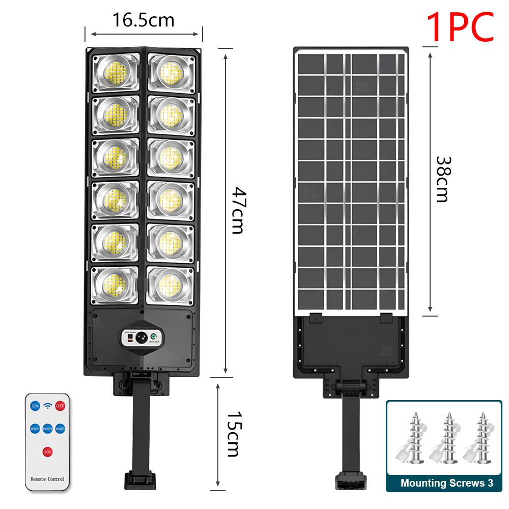 8000W Solar lights Outdoor Waterproof Powerful Outdoor Solar Lamp Remote Control Flood Light Solar Wall Street Lamp Garden Lamp