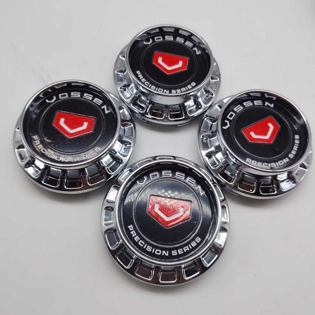 4pcs/set 67MM(OD) 62MM(ID) Car Wheel Center Caps For Vossen Logo Emblem Wheel Hubcaps Auto Rim Hub Cover Badge Car Accessories