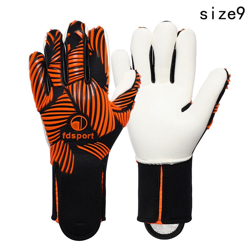 1pc Professional Goalkeeper Gloves Adults  Football Latex Thickened Protection Goalkeeper Soccer Sports Football Goalie Gloves