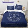 Everton F.C Pattern Bedding,Quilt Set Quilt Cover Pillowcase Home Birthday Gift(1 * duvet cover + 2 * pillowcase, without core)