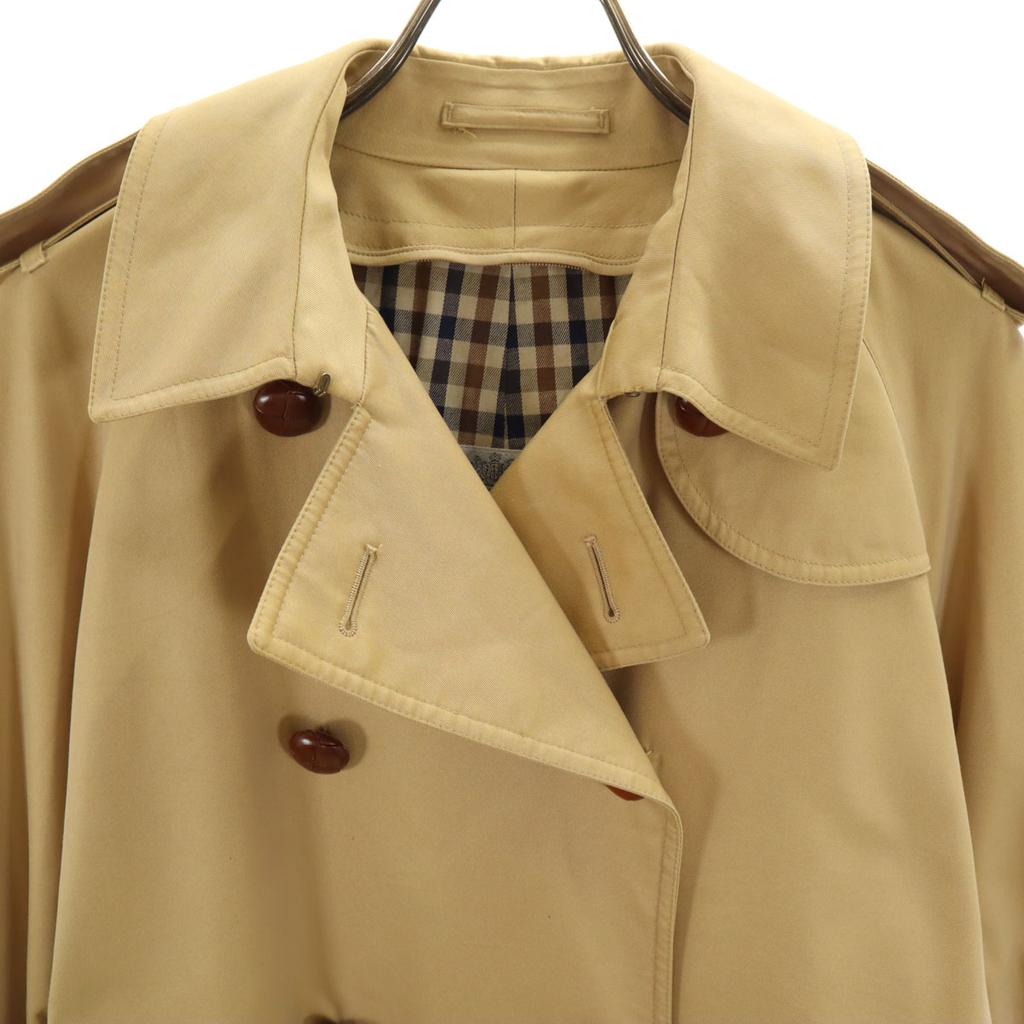 Aquascutum 80s 90s Old trench coat beige Women Used