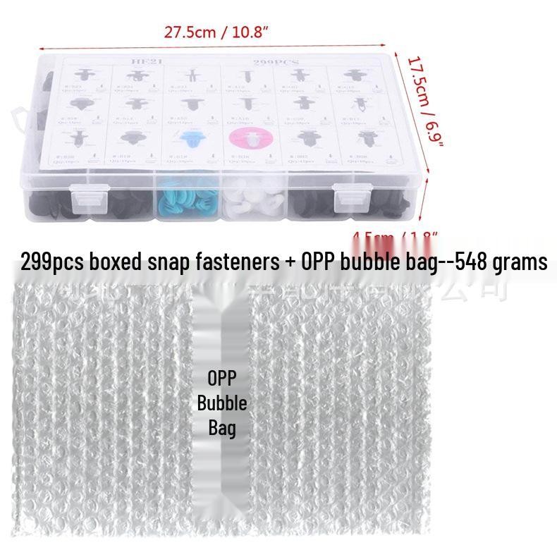 299-Piece Universal Car Retainers & Bumper Clips for Mercedes-Benz, Honda, Toyota, Subaru