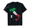 Men Women T Shirt More Design Italy Flag Vintage Italian design Italia TShirt Map Tops 100 Cotton  Tees