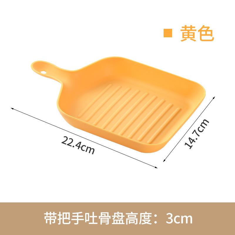 

1/5 шт. Бытовая кухонная костяная тарелка Пластиковая фруктовая s Маленькие блюда Десерт Подвесной тип s Специальность 1pc жёлтый