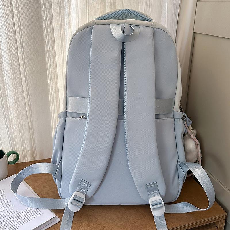 Schoolbag Foreign Soft Girl Girl Backpack Ins Japanese Cute Primary School Schoolbag Travel Plaid Cartoon Backpack