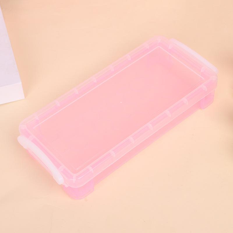 1PCS Large Capacity Pencil Box Minimalist Style Storage Organizer Box Painting Pencils Storage Box Office Supplies