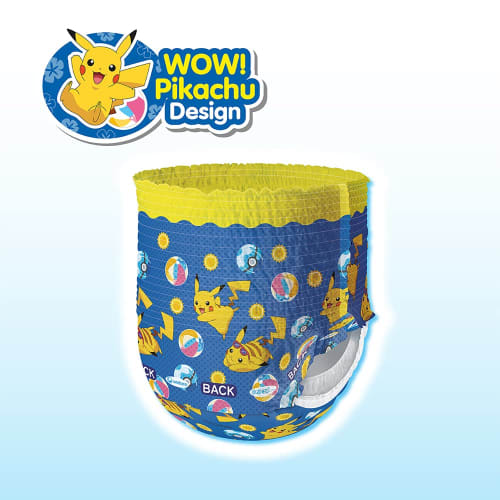 unicharm moony water play pants blue m 3 pieces