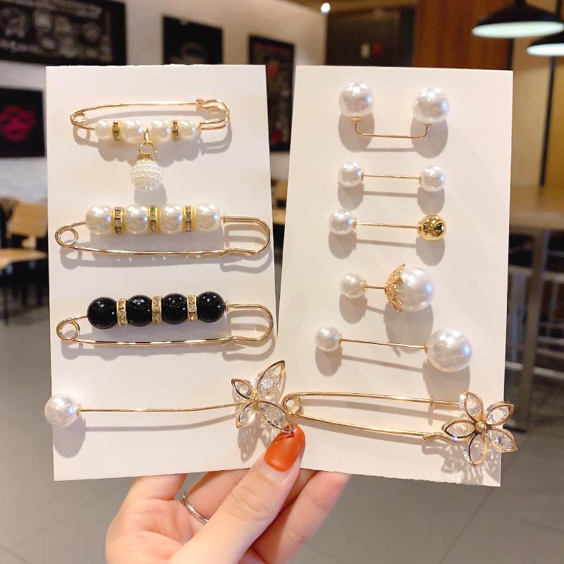 

Женская эластичная брошь-зажим для утягивания талии - Пряжка против оголения для одежды и юбок