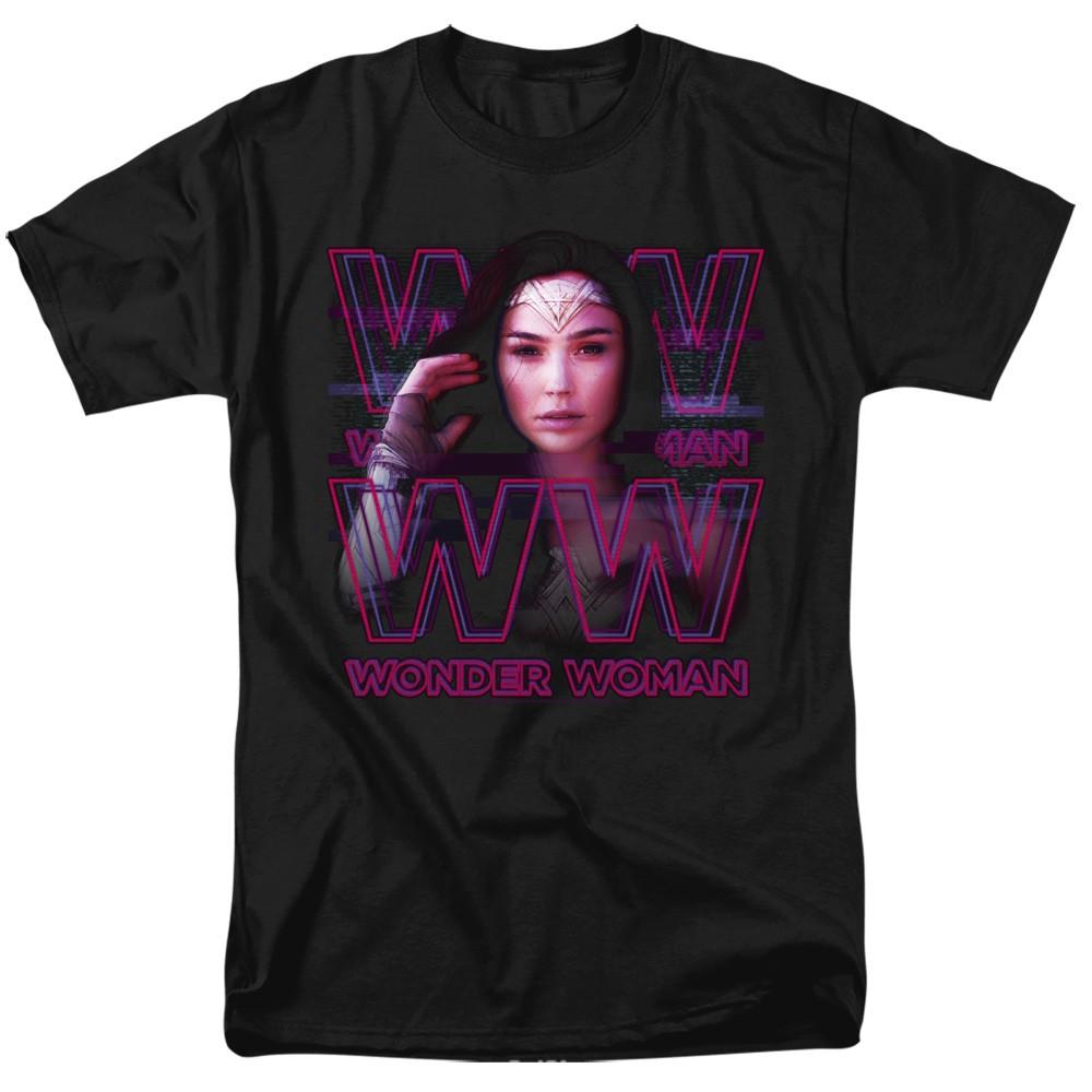 Wonder Woman 84 - Vaporwave Wonder Woman - Adult Short Sleeve T-Shirt S