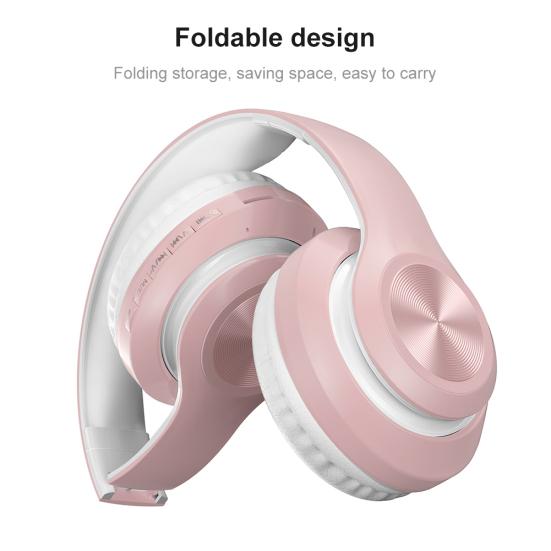 P68 Bluetooth-compatible 5.0 Foldable Rechargeable Wireless Headset HiFi Sound Headphones