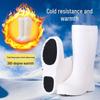 EVA Men's Tall White Non-Slip Rain Boots for Chefs, Mid-Calf, Food Hygiene.