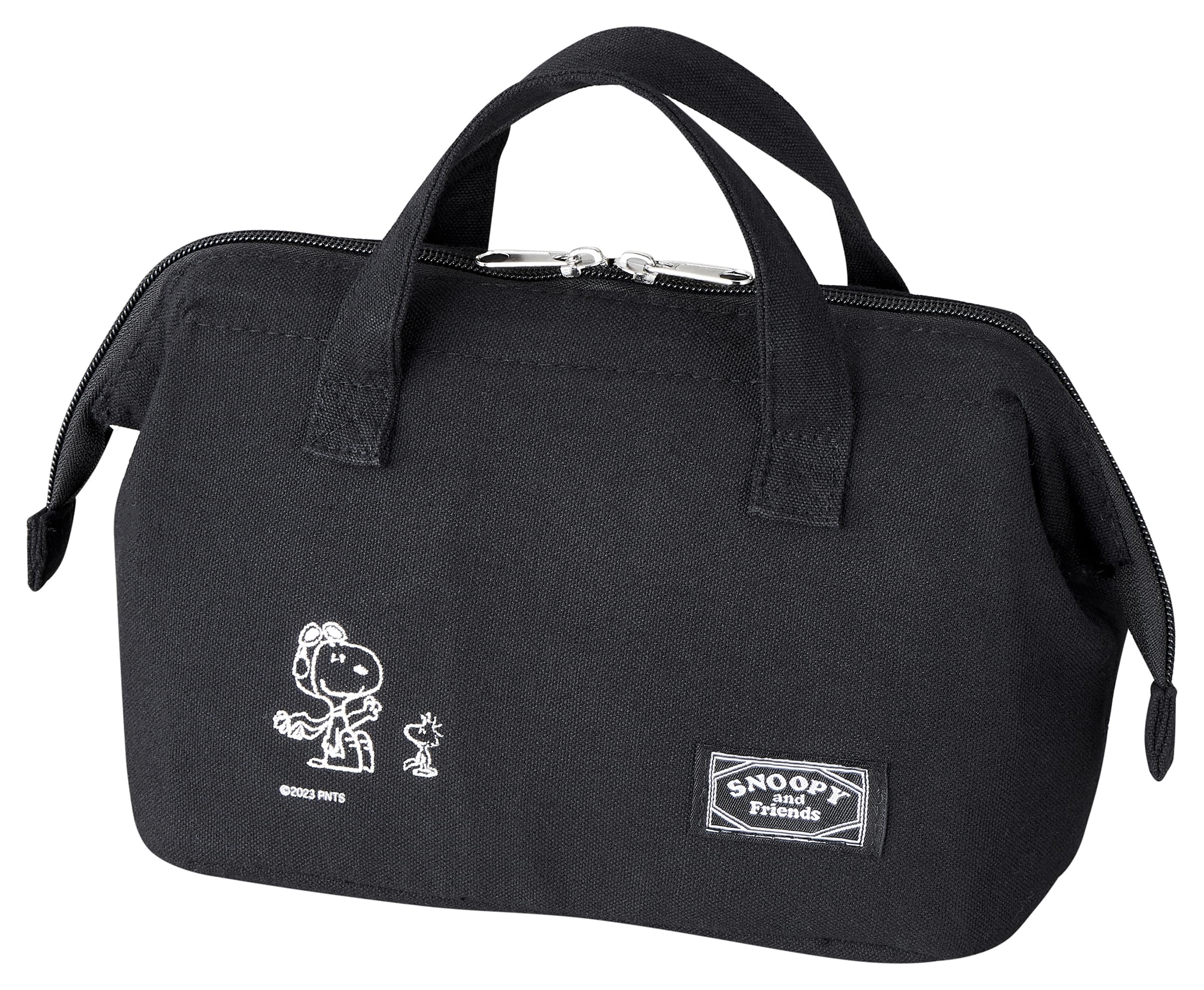 

OSK Snoopy Черный Ланч Зажим Черная Сумка, Застежка, [TB-18] чёрный