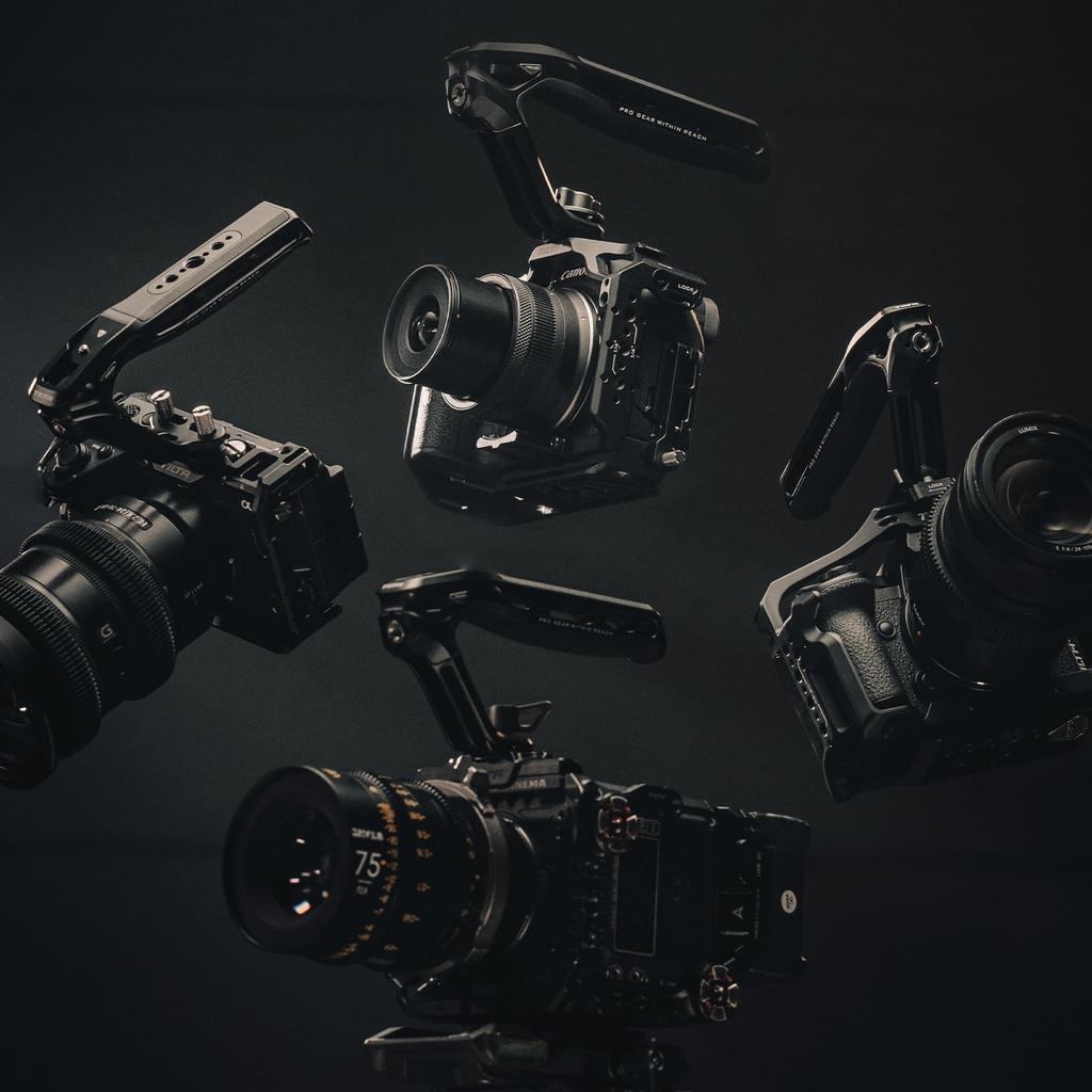 TILTA Xeno Top Handle with NATO Compatible with Tilta Camera Cages and NATO Attachments Titanium Gray Mount, - (TA-XTH3-TG)