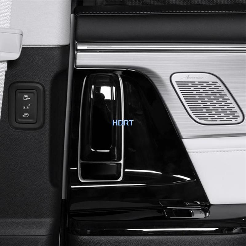 Car Styling Black Interior Sticker Gear Shift Window Control Panel Air Vent Outlet Cover For Buick GL8 Avenir Luxury PHEV 2024 +