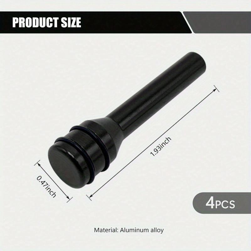2pcs Car Door Lock Knob, Aluminum Alloy Interior Door Lock Pin, 1.9"X0.4" Door Lock Knob Button, Car Interior Accessories, Compatible