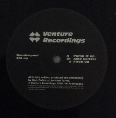 12inch Record BOMBSQUAD - Bombsquad 001 EP VENTURE001 Venture Recordi 1999 Dance & Electronica Used