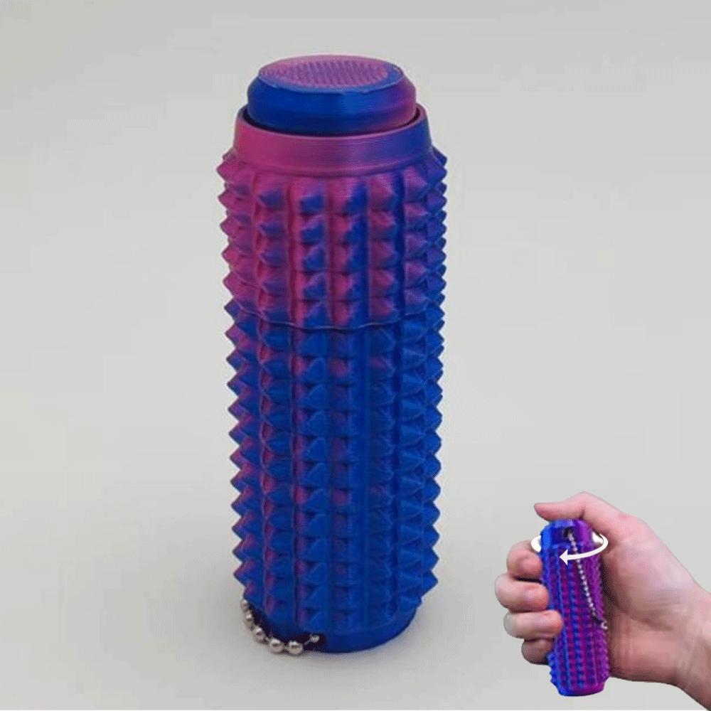 Pain Stim Fidget Toys Reduce Stress Relief Roller For Adults Spiky Fidget Keychain For Anti-Anxiety Sensory Toys Novelty Gifts