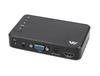 4K Blu-ray Player with Power-On Loop, HD Video, USB, HDMI+VGA, Landscape & Portrait Display Compatibility
