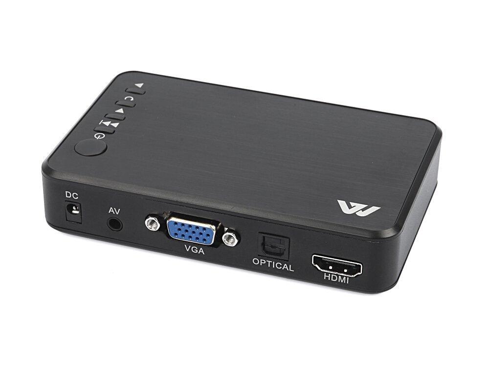 4K Blu-ray Player with Power-On Loop, HD Video, USB, HDMI+VGA, Landscape & Portrait Display Compatibility