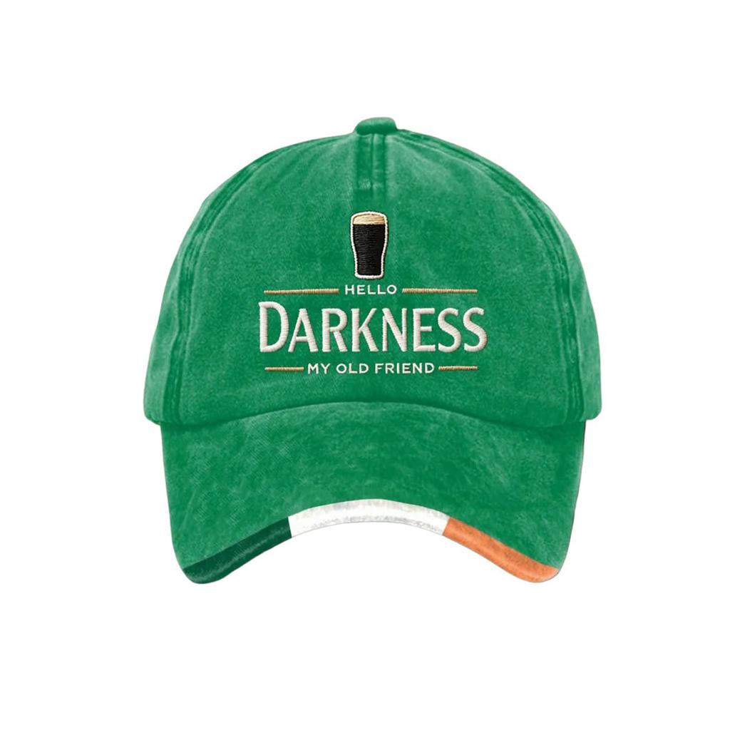 Cappellino Unisex con Stampa Darkness My Old Friend St. Cappello irlandese di San Patrizio
