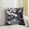 Cute Kawaii H-Hatsune Anime Miku Cushion Cover Pillow Cover Decor Pillowcase Printed Cushion Case For Couch