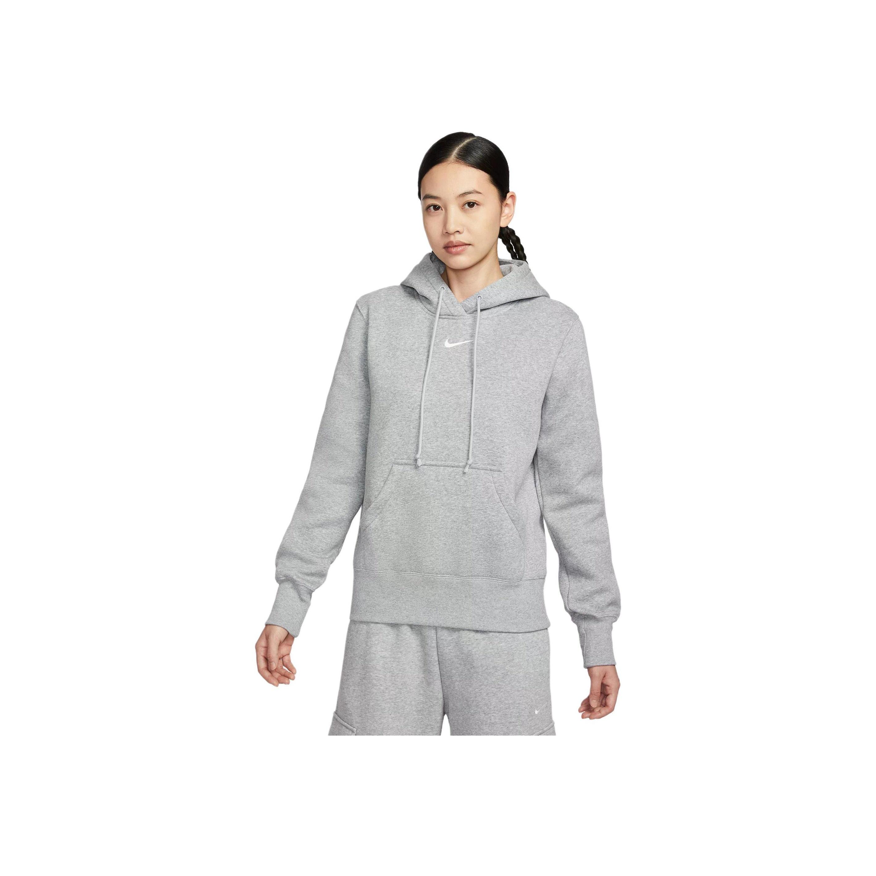 Nike Fleece Pullover Hoodie With Logo Women hoodies HF6840 XS