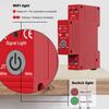 WIFI circuit breaker with prepaid metering leakage reclosing overcurrent overload protection for smart home devices
