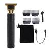 Hair Trimmer Set T Blade Smoothly Accurate Cutting Electric Hair Clipper Set with 4 Guiding Combs for Home Salon Black