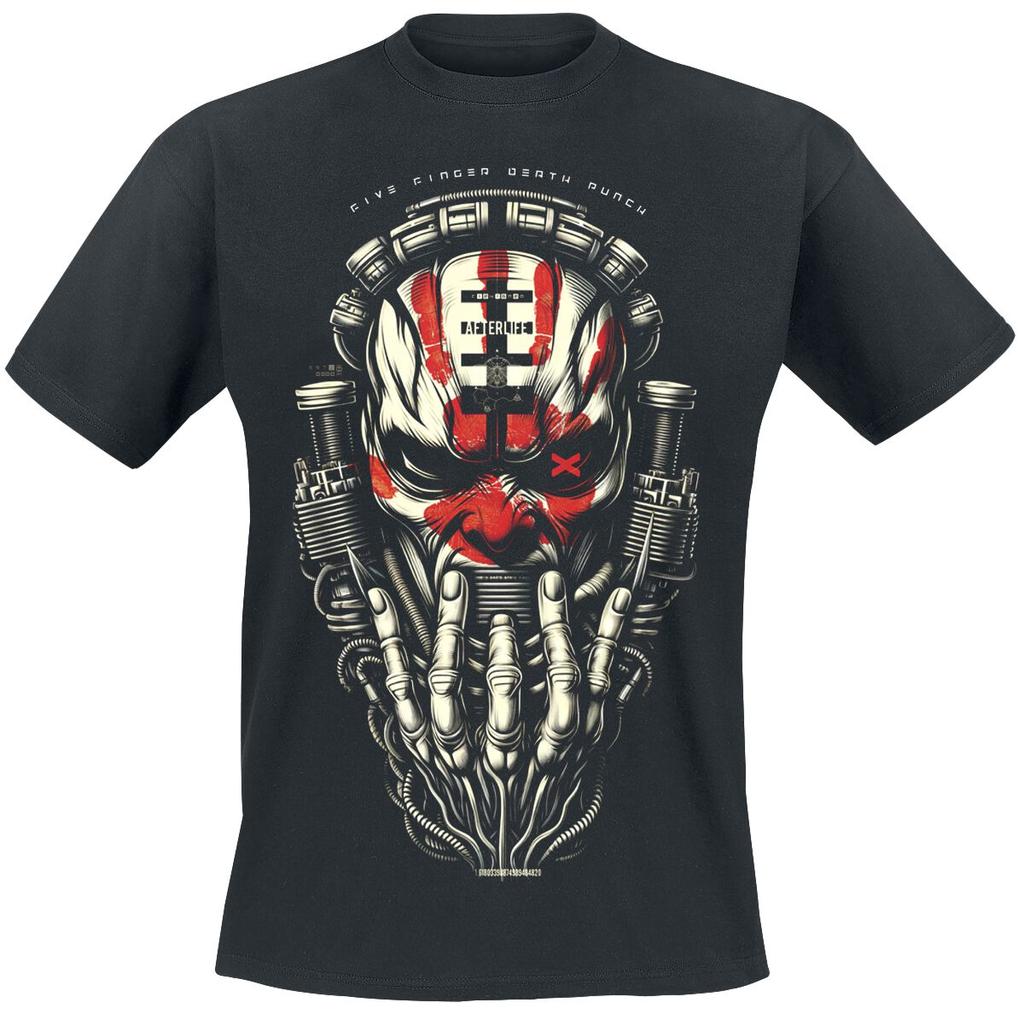 Rare Summer Five Finger Death Punch Graphic Cotton Band Shirt Unisex Summer Short Sleeve Fashion Brand Tee Luxury Casual Vintage
