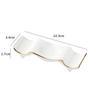 White Ceramic Chopstick & Spoon Rest