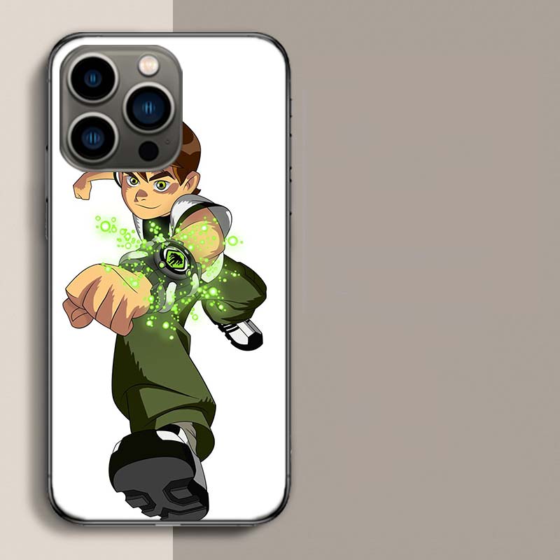 Ben Cartoon 10 Phone Case For Iphone 17 Air 15 Pro 14 Plus 16 Pro Max 12 13 Mini 11 16E X XS Cover Cute Fundas
